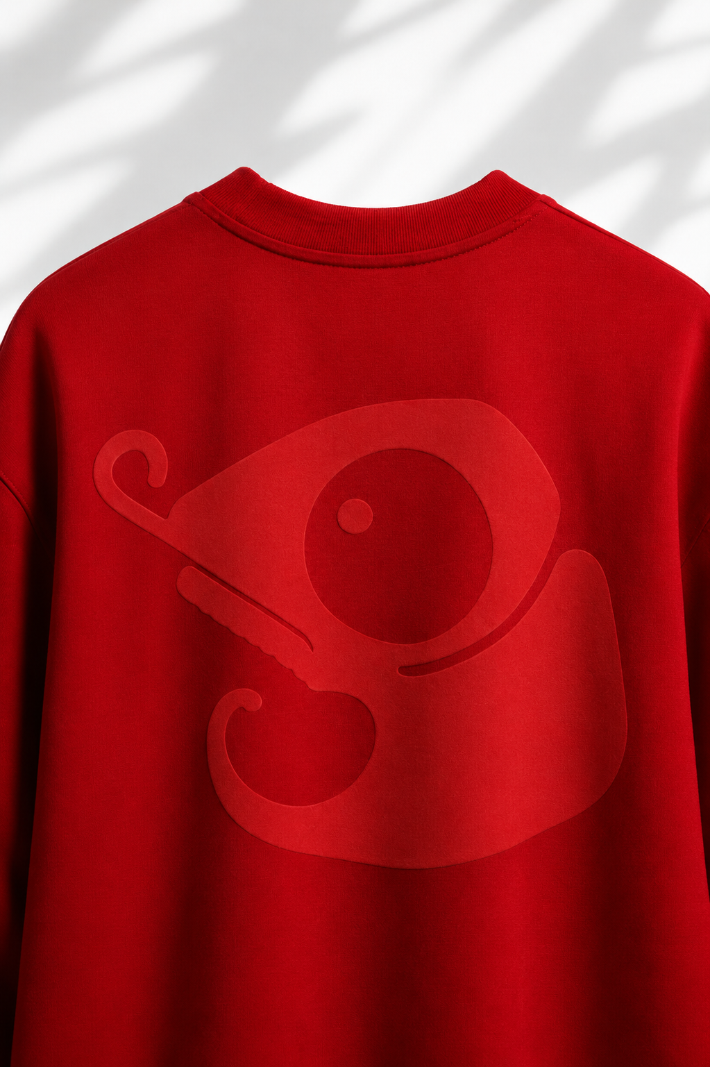 CRAYON RED Boxy fit tee