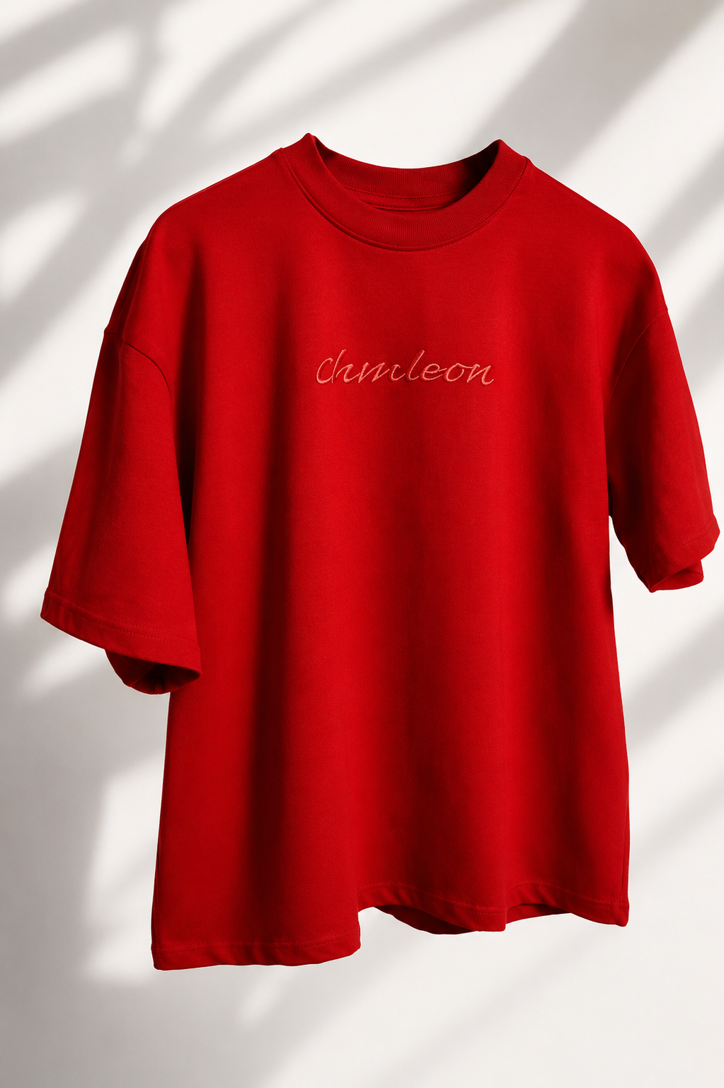 CRAYON RED Boxy fit tee