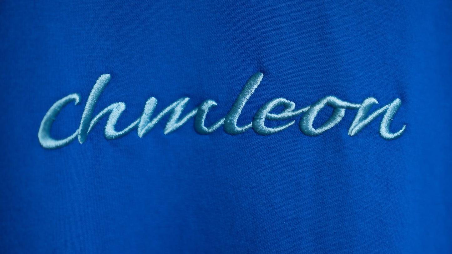 CRAYON BLUE Boxy fit tee