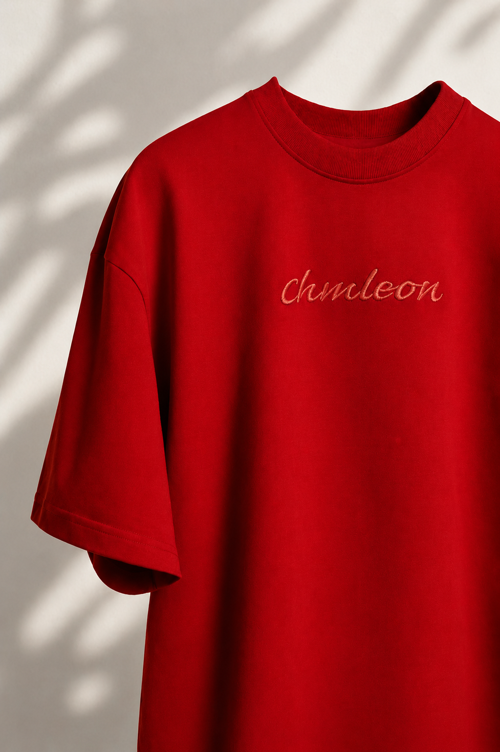 CRAYON RED Boxy fit tee